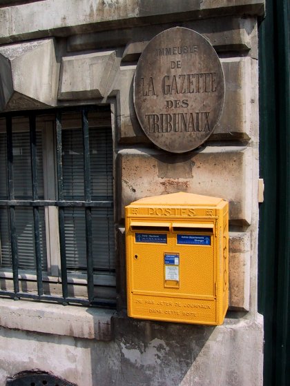 Post Box, The Cit, Paris