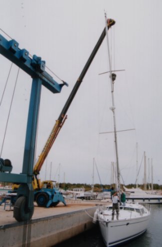 Placing The Mast