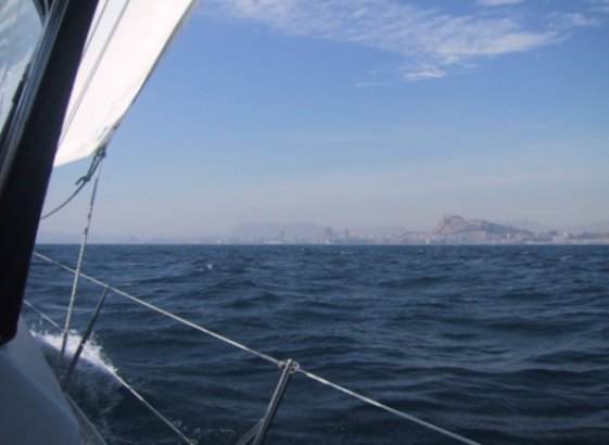 Approaching Alicante