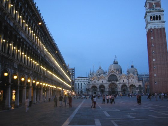 Piazza At Dusk